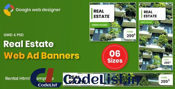 Real Estate Banners Google Web Designer v1.0