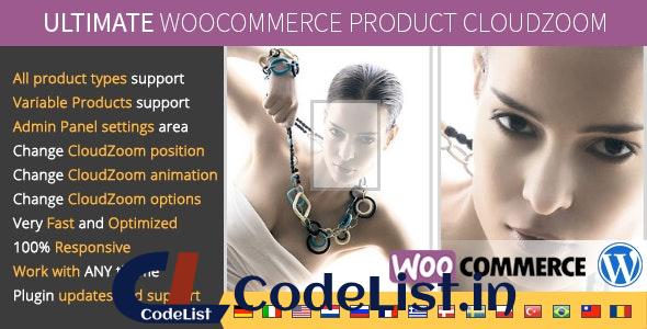 Ultimate WooCommerce CloudZoom for Product Images v1.0