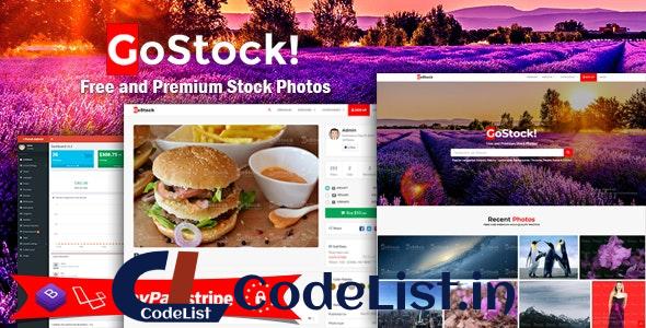 GoStock v3.9 – Free and Premium Stock Photos Script