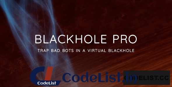 Blackhole Pro v3.5 – Trap Bad Bots In a Virtual Blackhole