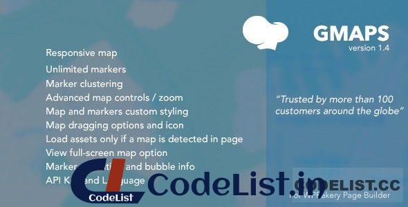 GMAPS for WPBakery Page Builder (Visual Composer) v1.6