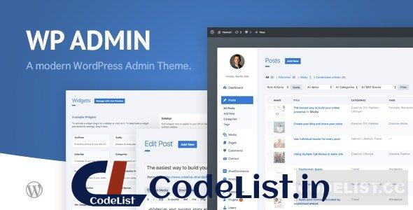 wphave Admin v2.1 – A clean and modern WordPress Admin Theme