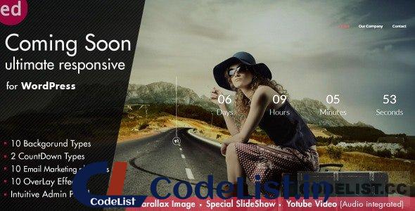 Coming Soon CountDown v3.9.0 – Responsive WordPress Plugin