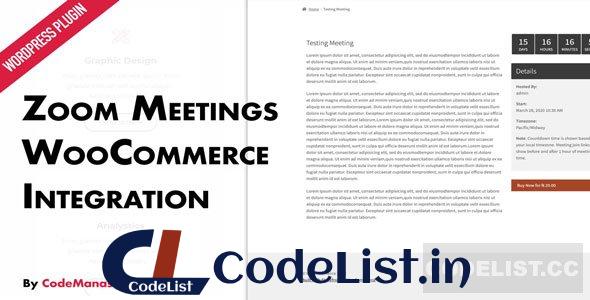 Zoom Integration for WooCommerce v2.1.5