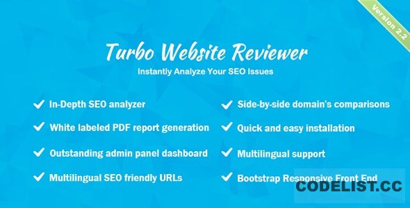 Turbo Website Reviewer v2.2 – In-depth SEO Analysis Tool