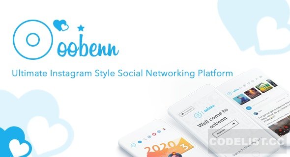 oobenn v3.7.7 – Ultimate Instagram Style PHP Social Networking Platform – nulled