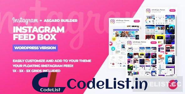 Instagram Feed Box v1.0.0 – WordPress Plugin