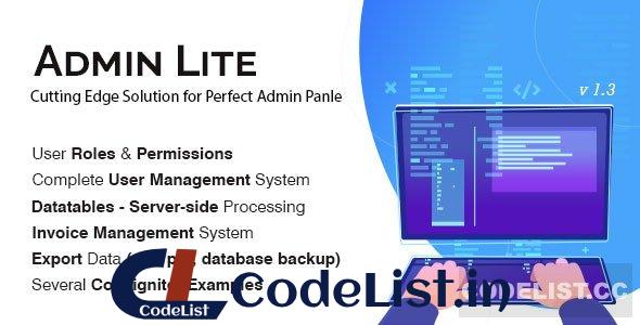 Admin Lite v2.1 – PHP Admin Panel + User Management