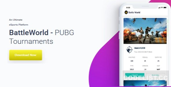 BattleWorld v4.0 – PUBG Tournament App Source Code with Admin Panel