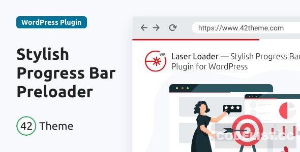 Laser Loader v1.0.0 – Stylish Progress Bar Preloader