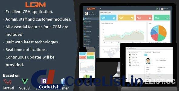 LCRM v2.3 – Next generation CRM web application