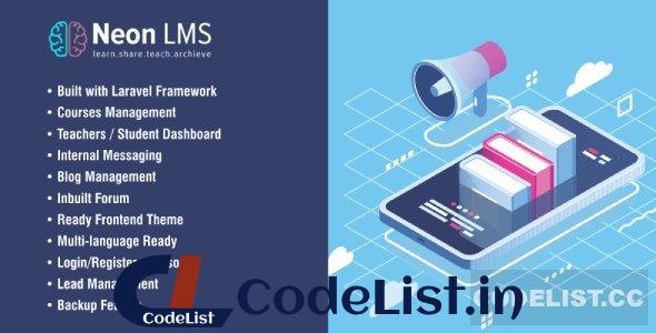 NeonLMS v5.4.2 – Learning Management System PHP Laravel Script