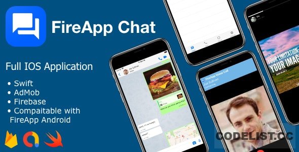 FireApp Chat IOS v1.0 – Chatting App for IOS – Inspired by WhatsApp