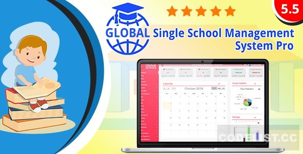 Global v5.5 – Single School Management System Pro – nulled