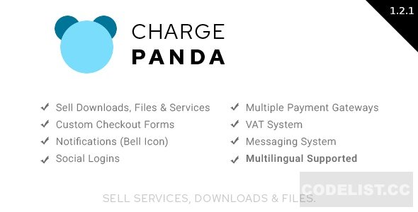 ChargePanda v1.2.1 – Sell Downloads, Files and Services (PHP Script)