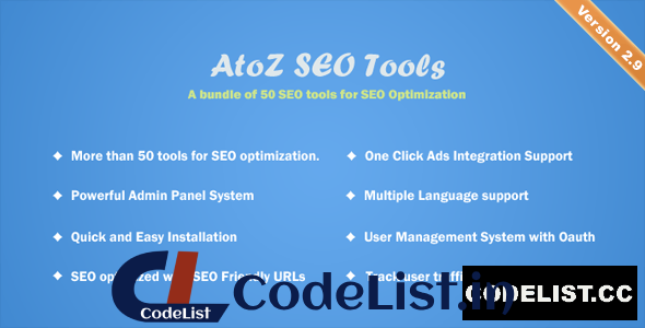 AtoZ SEO Tools v3.7 – Search Engine Optimization Tools – nulled