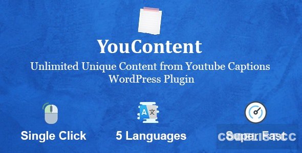 YouContent v1.0 – Unlimited Unique Content Generator from Youtube Captions