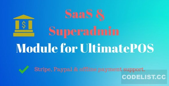 SaaS & Superadmin Module for UltimatePOS v2.5