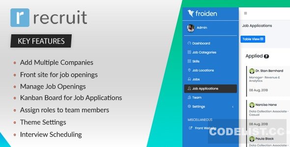 Recruit v2.2.3 – Recruitment Manager – nulled