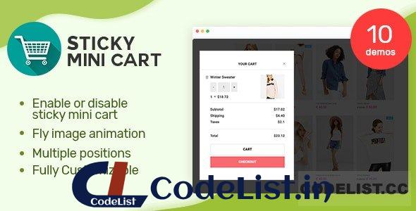 Sticky Mini Cart For WooCommerce v1.0.5