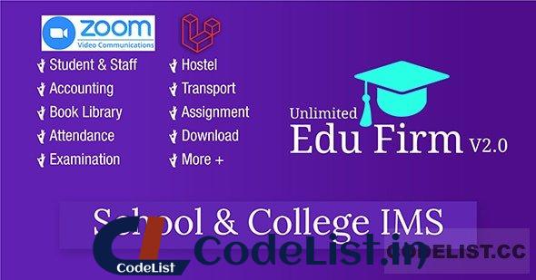 Unlimited Edu Firm School & College Information Management System v2.0