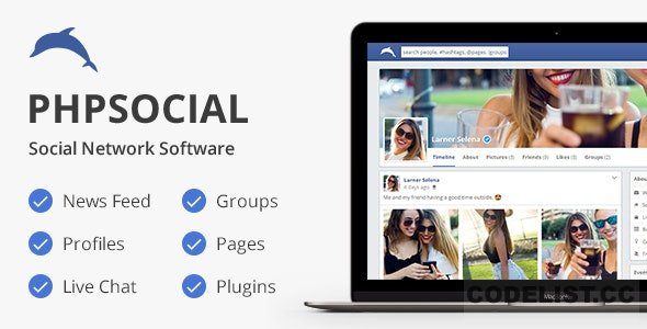 phpSocial v4.1 – Social Network Platform – nulled