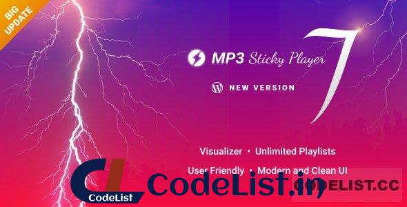 MP3 Sticky Player v8.0 – WordPress Plugin