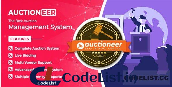 Auctioneer v1.0 – Full Auction management