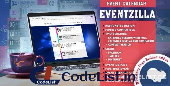 EventZilla v1.0 – Event Calendar – Addon For WPBakery Page Builder