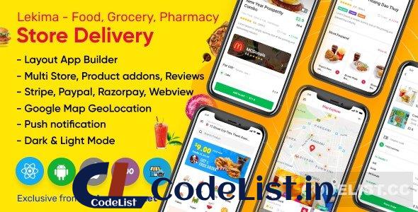 Lekima v1.0.1 – Store Delivery Full React Native Application for WordPress Woocomerce