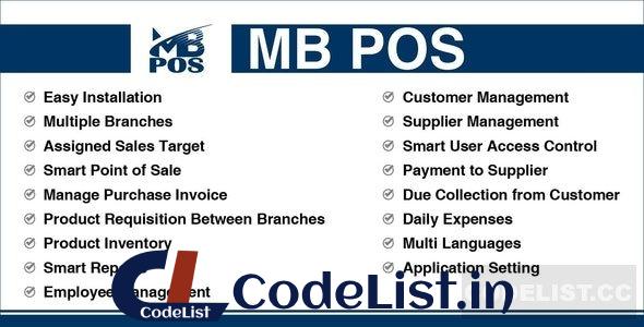 MB POS v1.1 – Inventory & Stock Management System