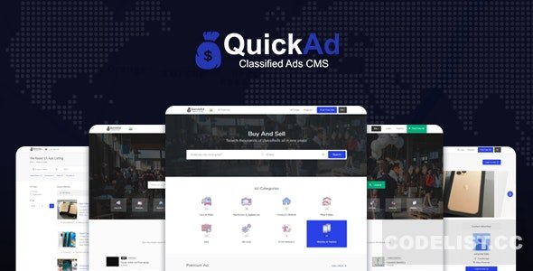 Quickad Classified v9.1 – Classified Ads CMS PHP Script – nulled