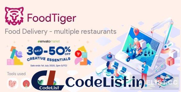 FoodTiger v1.3.2 – Food delivery – Multiple Restaurants