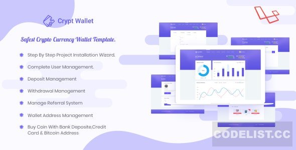 CryptWallet v1.9 – Crypto Currency Web Wallet Pro