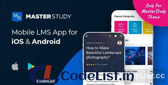 MasterStudy LMS Mobile App v1.0 – Flutter iOS & Android