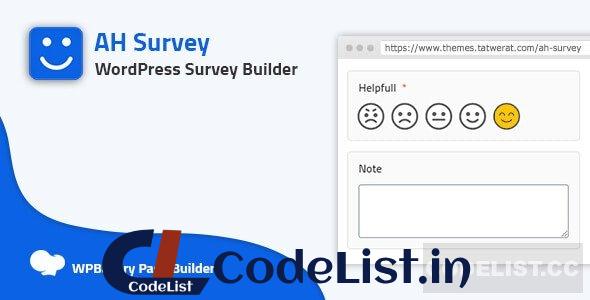 AH Survey v1.8.5 – Survey Builder With Multiple Questions Types