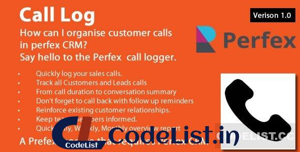 Call Log module for Perfex CRM v1.2.1