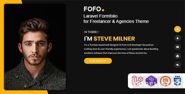 Fofo v1.0.2 – Laravel Formfolio for Freelancer & Agencies Theme