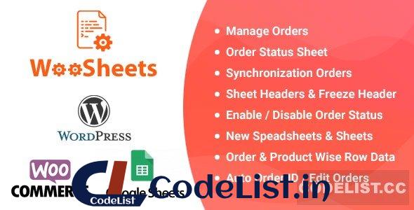 WooSheets v6.3 – Manage WooCommerce Orders with Google Spreadsheet