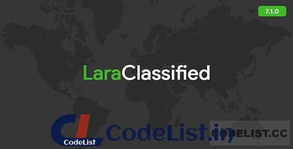 LaraClassified v7.1.1 – Classified Ads Web Application – nulled