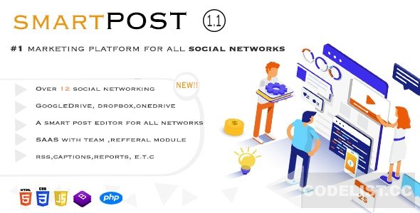 Smart Post v1.3 – Social Marketing Tool – nulled