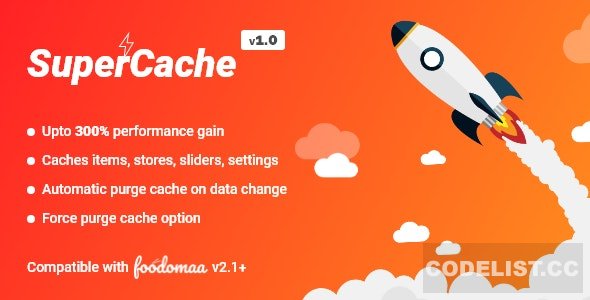 SuperCache Module for Foodomaa v1.0