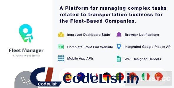 Fleet Manager v6.0 – Vehicle Management & Booking System – nulled