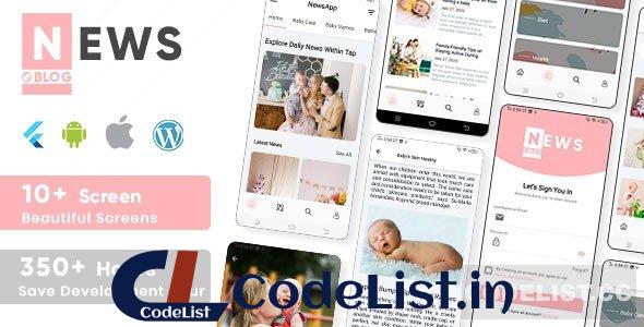 Newz v1.0 – Flutter News & Blog App For WordPress