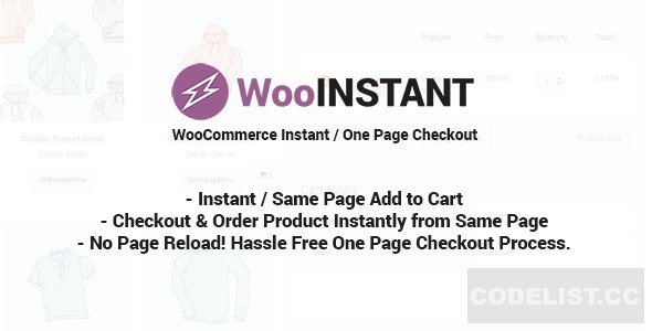 WooInstant v2.0.18 – WooCommerce Instant / Quick / Onepage / Direct Checkout