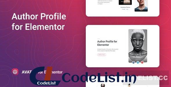 Avatar v1.0.0 – Author Box for Elementor