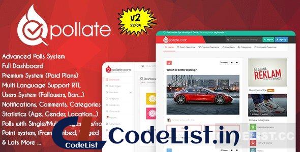 Pollate v2.1 – Premium Polls and Voting Platform