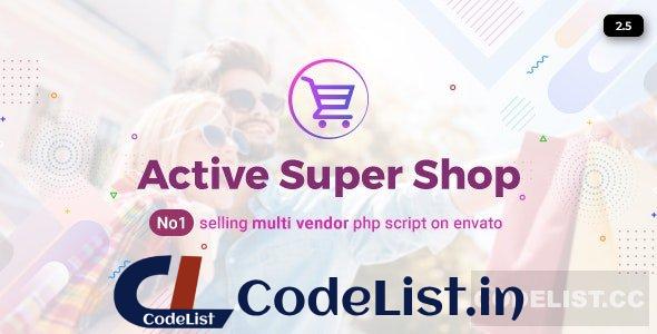 Active Super Shop Multi-vendor CMS v2.5 – nulled