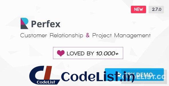 Perfex v2.7.0 – Powerful Open Source CRM