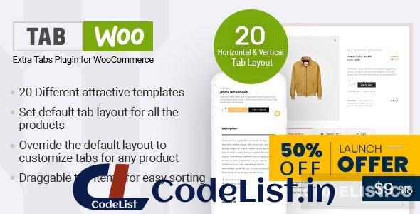 TabWoo v1.0.9 – Custom Product Tabs for WooCommerce